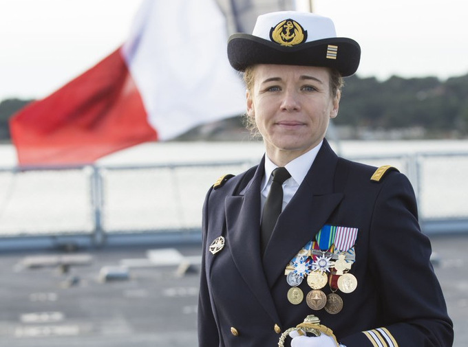 Bên trong tàu chiến Pháp duy nhất có nữ hạm trưởng